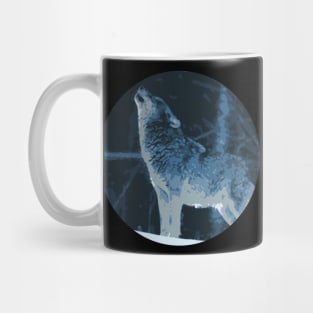 Wolf Howling Mug